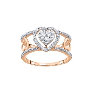 Diamond Heart Ring
